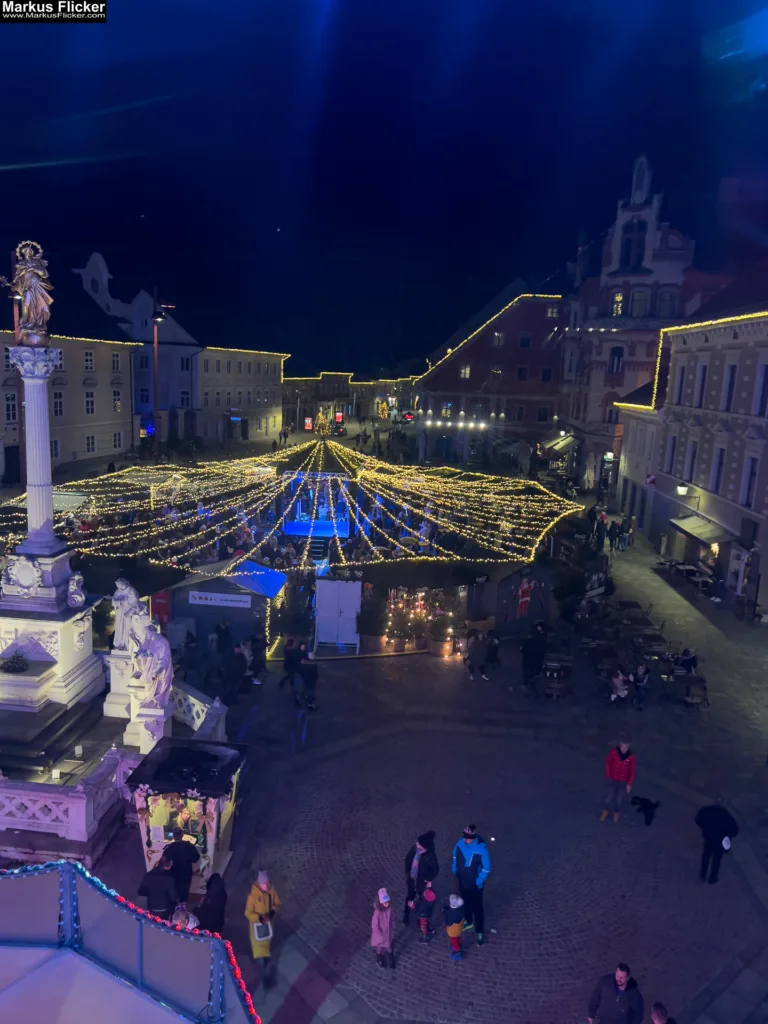 Magisches Maribor Weihnachtsmarkt Winterwunderland Advent im Winter Čarobni Maribor Riesenrad