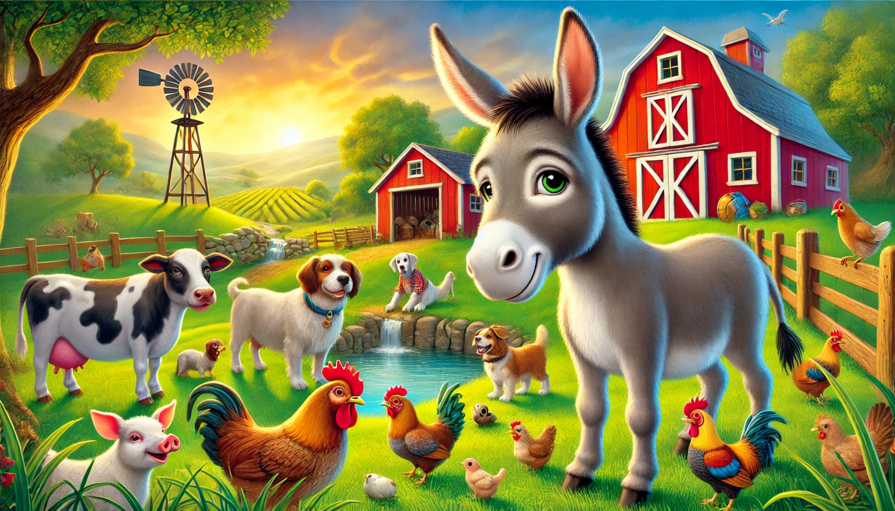 Mehr über den Artikel erfahren Der kluge Esel Emil – Ein Abenteuer auf dem Bauernhof. 20 Spannende und lehrreiche Kindergeschichten am Bauernhof. Tierische Geschichten voller Mut und Freundschaft. Erzählungen von Entdeckern und Freunden. Abenteuer und Freundschaften in der Tierwelt