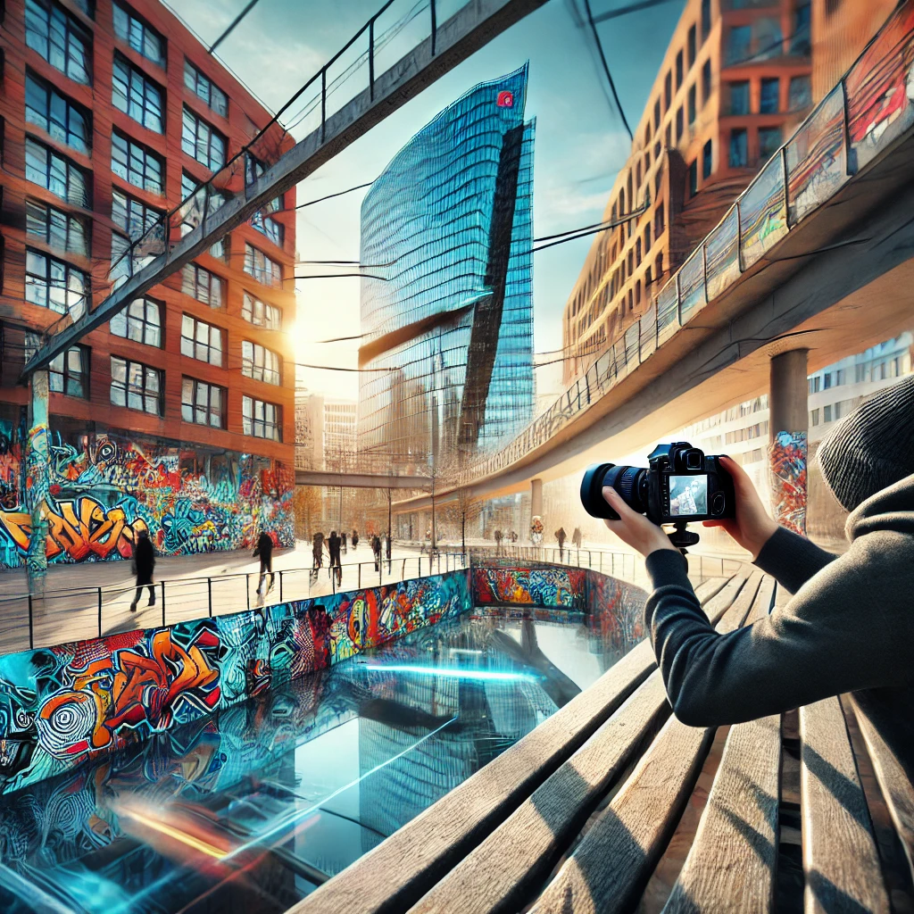 Fotografieren in der Stadt. Die Stadt als Kulisse für DIY Fotografie. Kreative DIY-Fotografie – Zuhause, in der Stadt und in der Natur