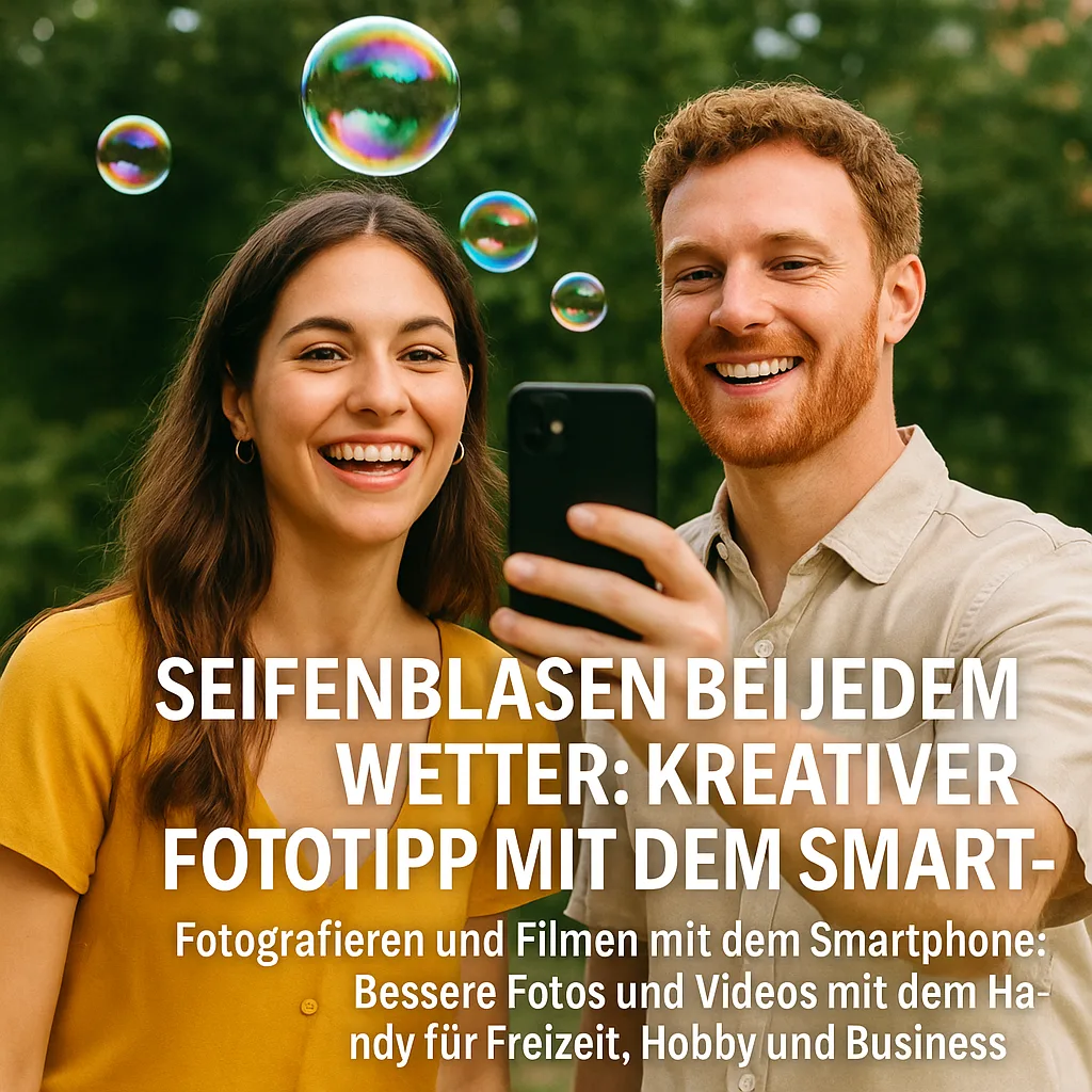 Seifenblasen bei jedem Wetter: Kreativer Fototipp mit dem Smartphone Seifenblasen bei jedem Wetter: Kreativer Fototipp mit dem Smartphone