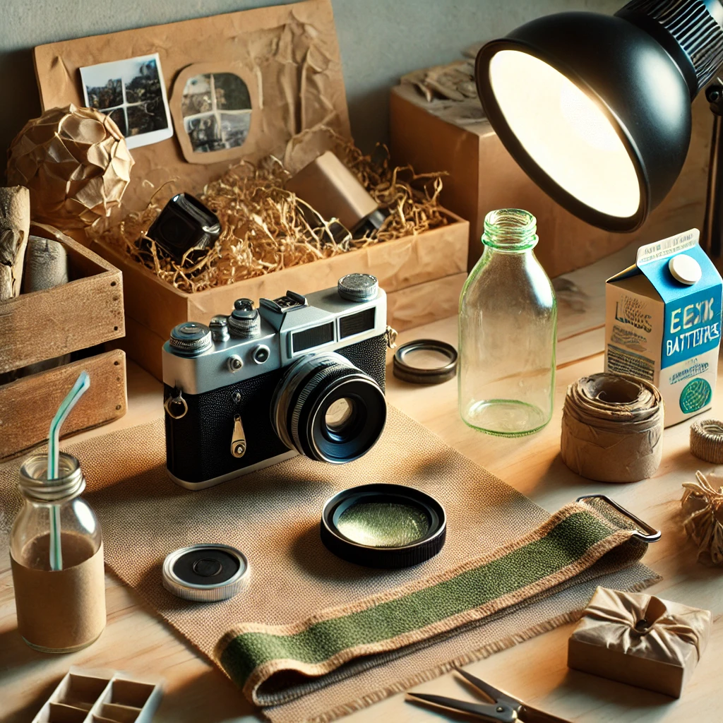 Mehr über den Artikel erfahren Nachhaltigkeit und Umweltbewusstsein in der Fotografie. Ressourcen schonen und Upcycling-Ideen für DIY-Fotoprojekte inkl. 37 Tipps und Tricks