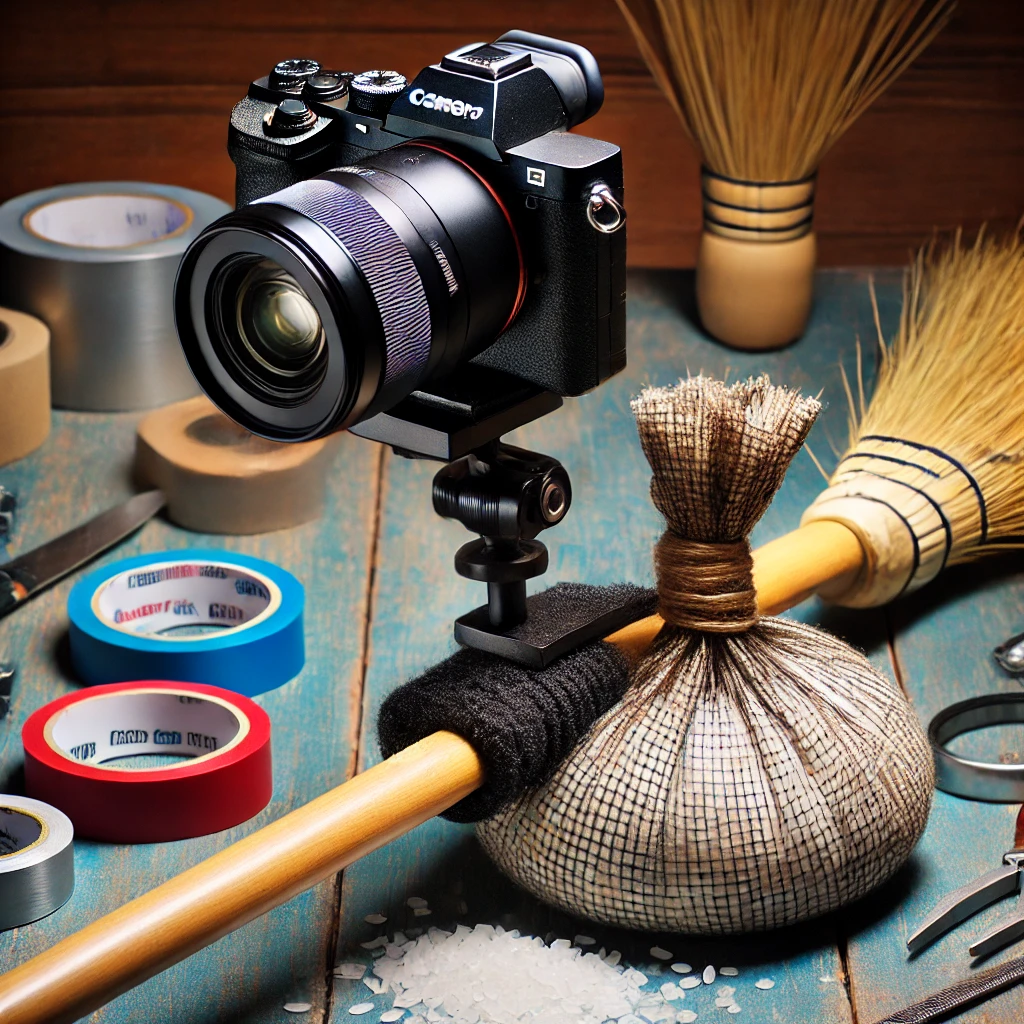 Mehr über den Artikel erfahren DIY-Hilfsmittel als Stativ-Ersatz für kreative Fotoprojekte inkl. 37 konkrete Tipps, Tricks und Anwendungen