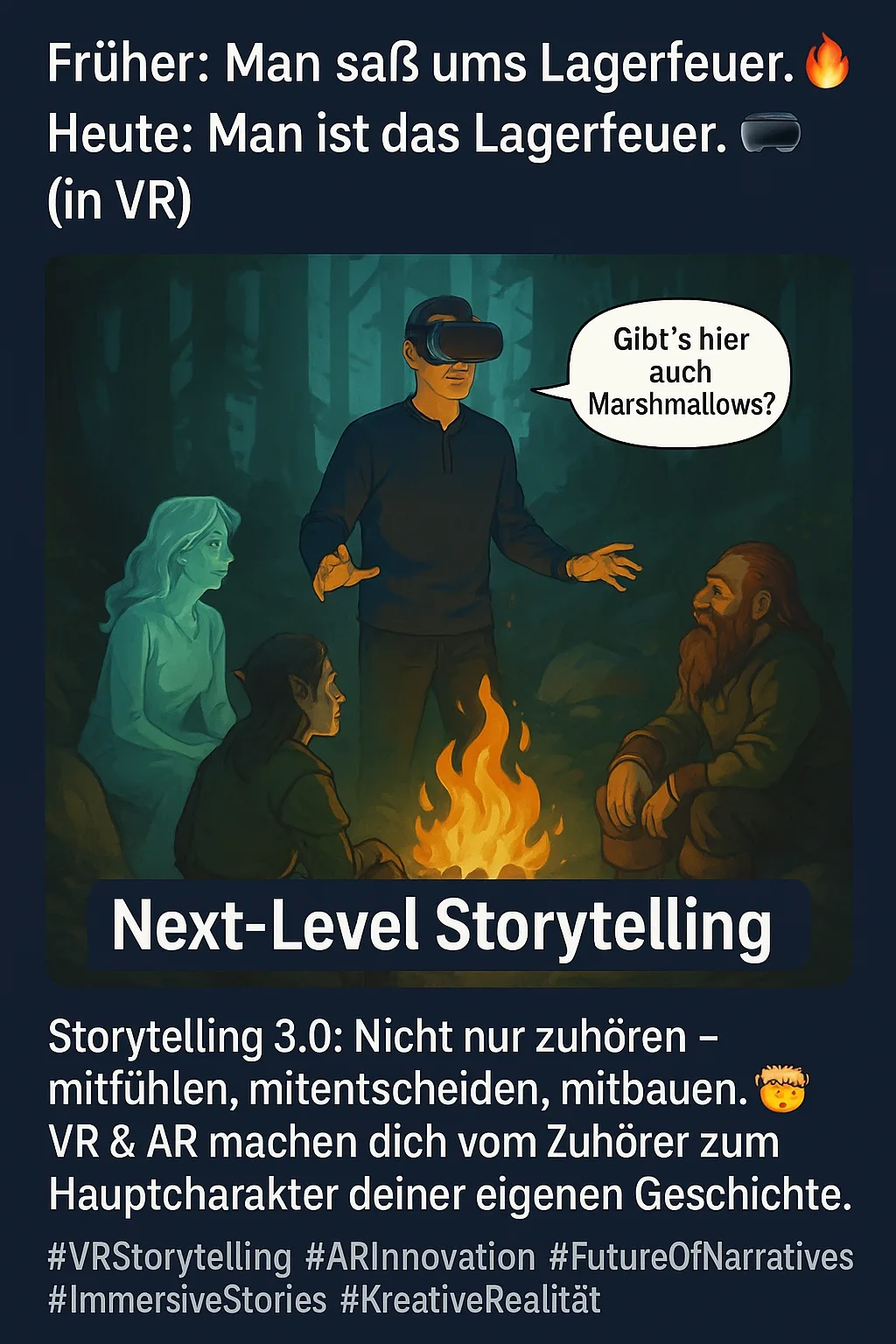Zukunftsperspektiven des Storytellings. Trends und Innovationen. Storytelling in virtuellen und erweiterten Realitäten. Die Magie der Erzählung, eine Einführung ins Storytelling. Anwendung, Wirkung und warum Geschichten uns fesseln. Buch von Markus Flicker