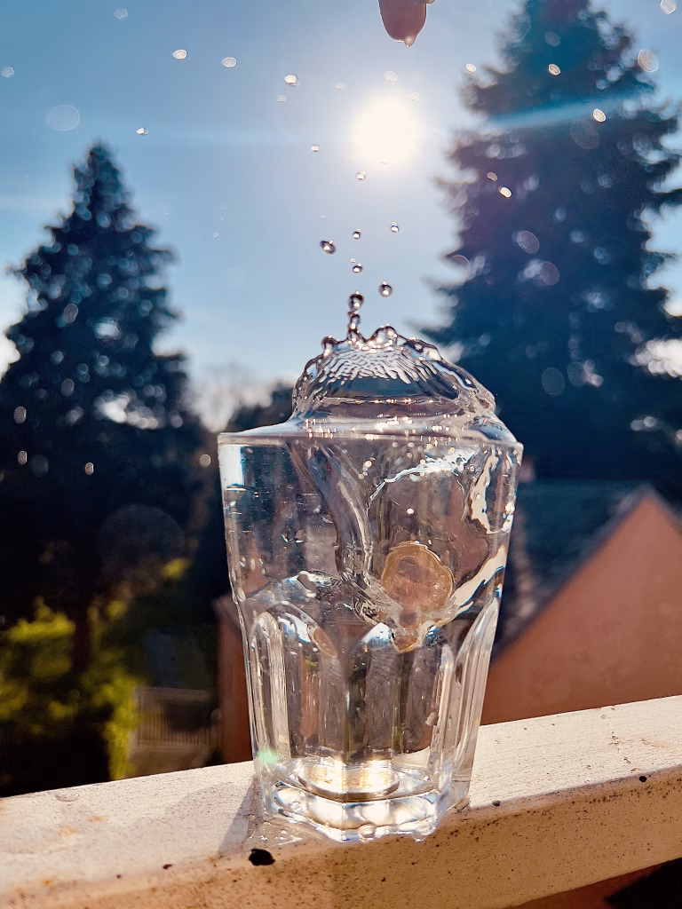 Dynamik im Detail: Wassertropfen und Gräser für DIY-Fotoprojekte