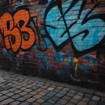 Details und Strukturen. Urbaner Charme: Graffiti, Mauern und Pflastersteine. Abstrakte Stadtaufnahmen für DIY-Fotoprojekte