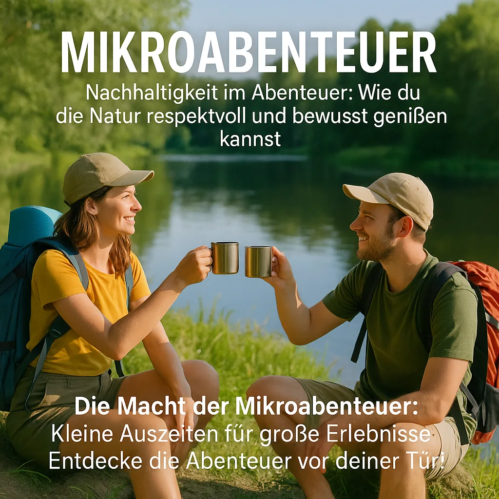 Nachhaltigkeit im Abenteuer: Wie du die Natur respektvoll und bewusst genießen kannst. Die Macht der Mikroabenteuer: Kleine Auszeiten für große Erlebnisse: Entdecke die Abenteuer vor deiner Tür!