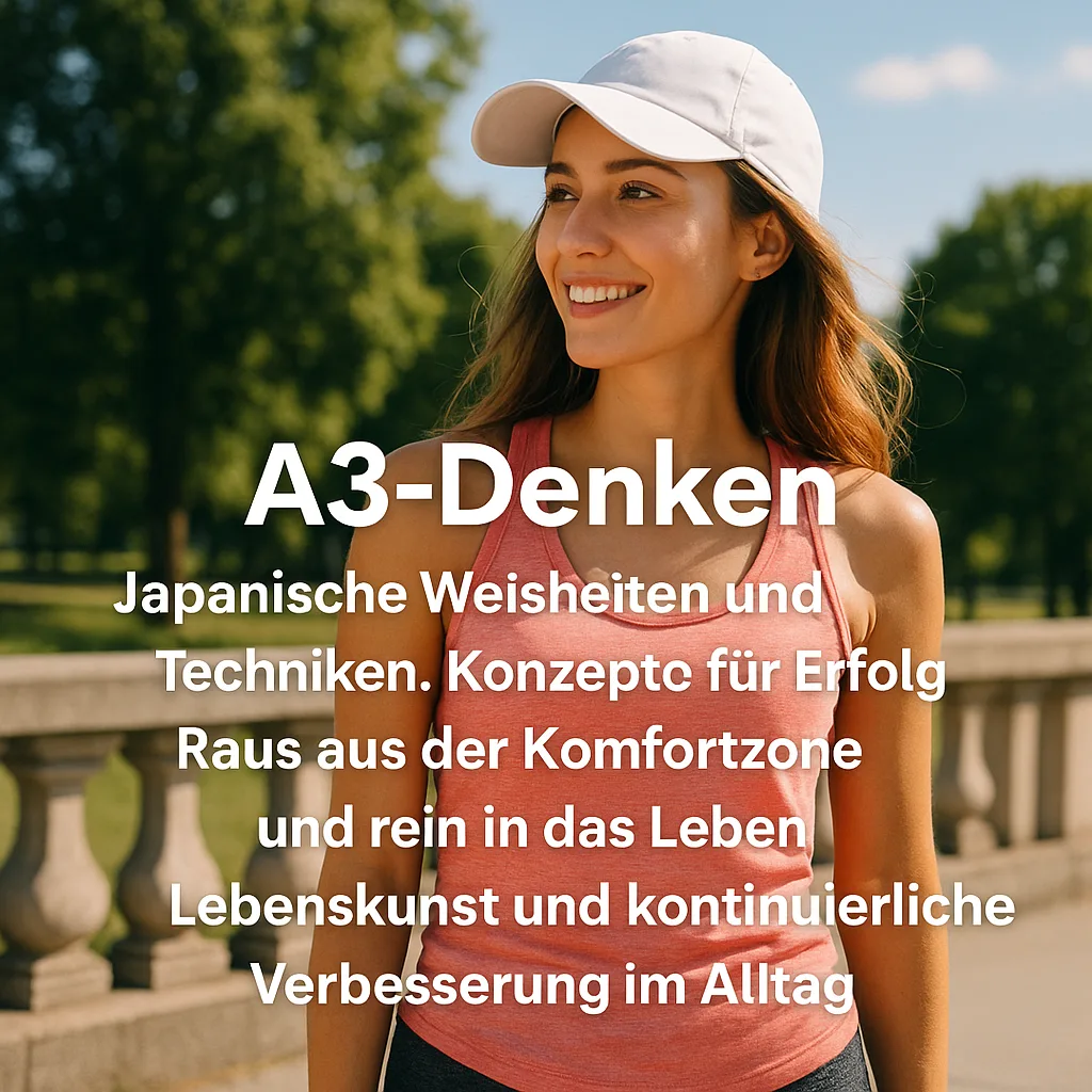 A3-Denken. Japanische Weisheiten und Techniken. Konzepte für Erfolg. Raus aus der Komfortzone und rein in das Leben. Lebenskunst und kontinuierliche Verbesserung im Alltag.