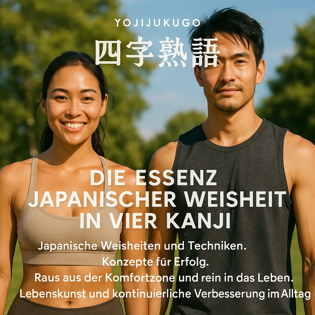 Yojijukugo Die Essenz Japanischer Weisheit in Vier Kanji. Japanische Weisheiten und Techniken. Konzepte für Erfolg. Raus aus der Komfortzone und rein in das Leben. Lebenskunst und kontinuierliche Verbesserung im Alltag.