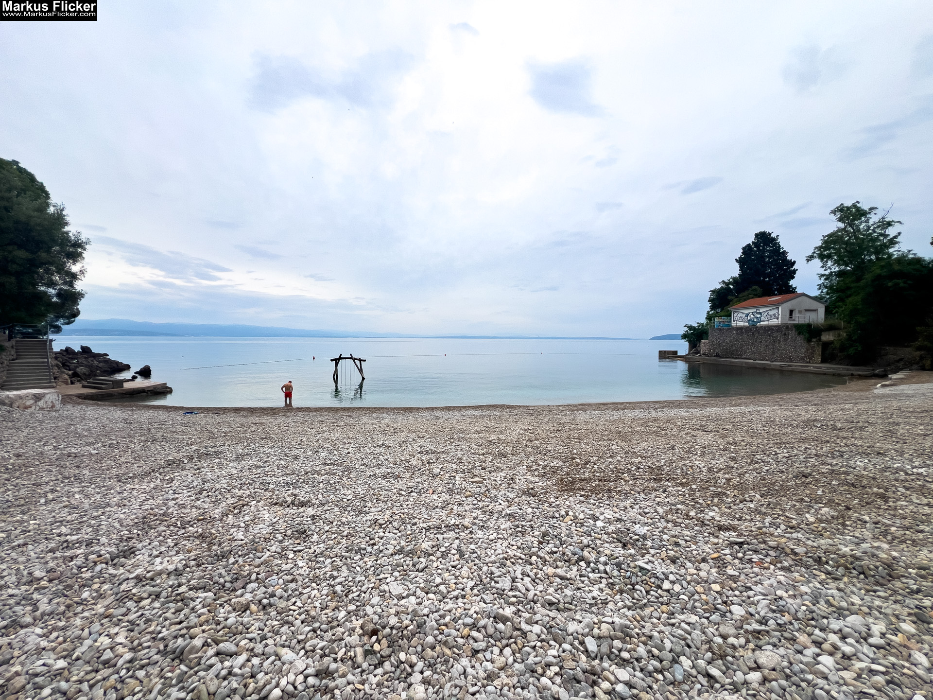 Beach Plaža Peharovo Lovran Ufer Küste Primorje-Gorski kotar Lorbeer Istrien Kroatien Adria #visitcroatia #visitlovran