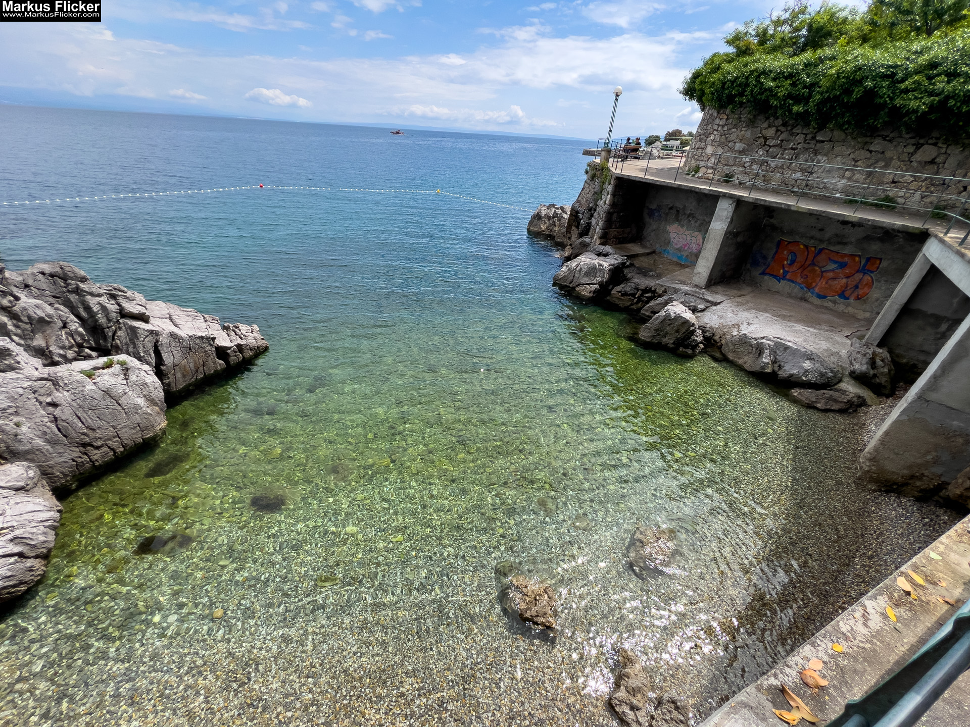 Lovran Ufer Küste Primorje-Gorski kotar Lorbeer Istrien Kroatien Adria #visitcroatia #visitlovran