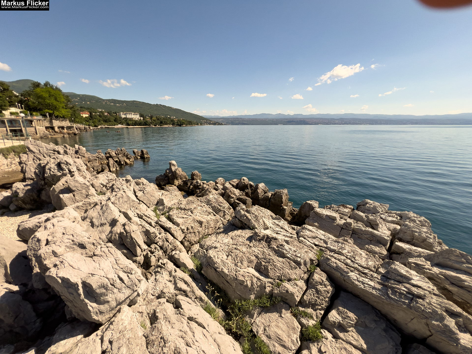 Lungomare Promenade Lovran Ufer Küste Primorje-Gorski kotar Lorbeer Istrien Kroatien Adria #visitcroatia #visitlovran