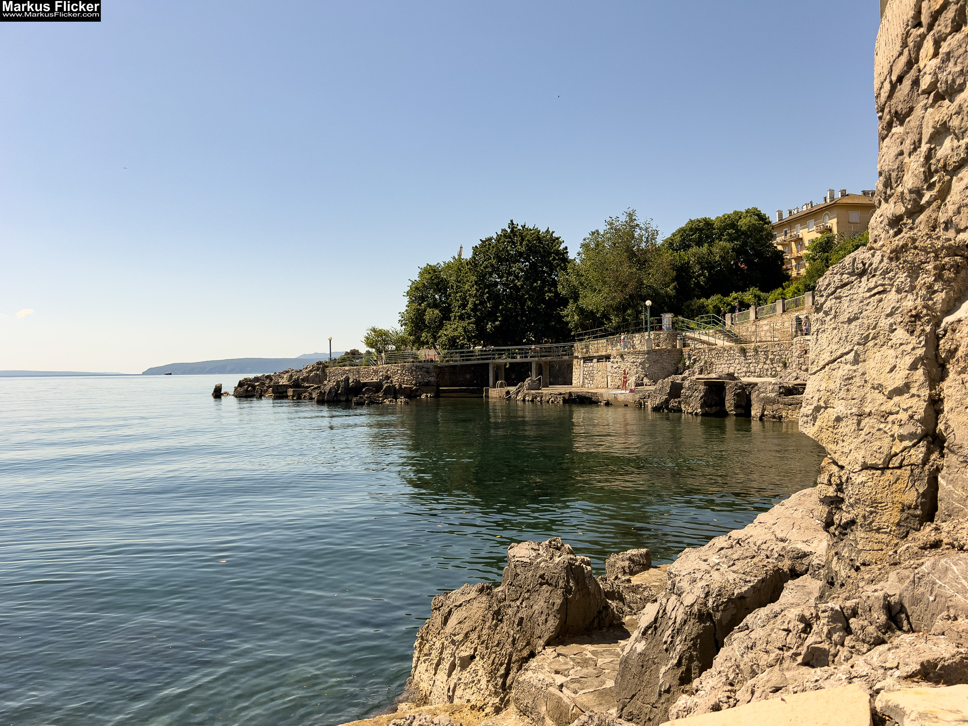 Lungomare Promenade Lovran Ufer Küste Primorje-Gorski kotar Lorbeer Istrien Kroatien Adria #visitcroatia #visitlovran
