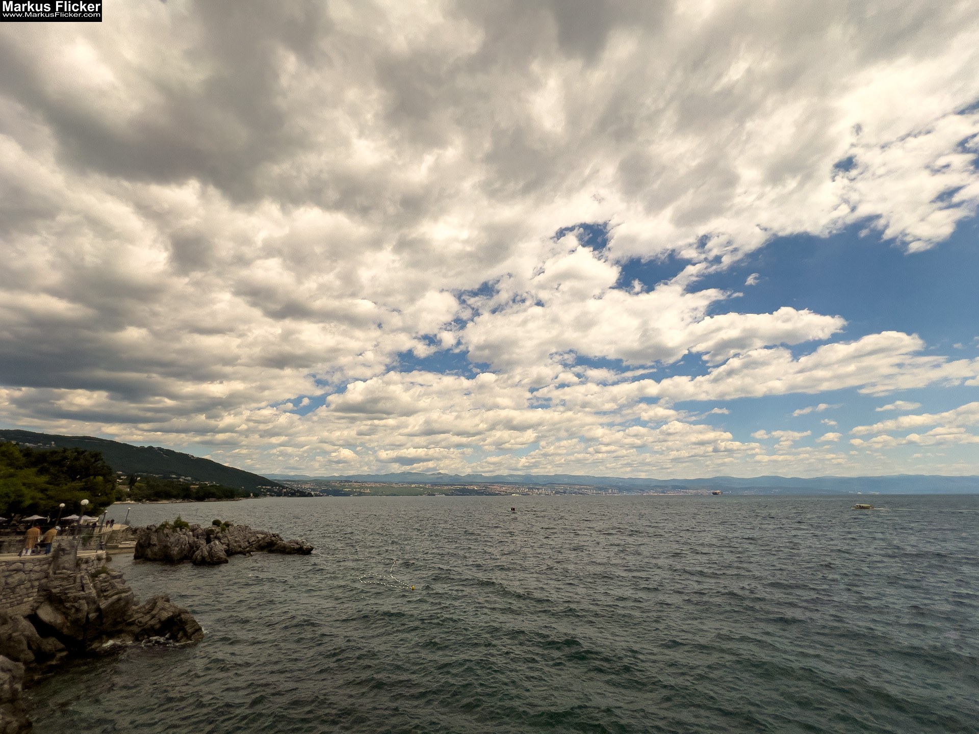 Lungomare Promenade Lovran Ufer Küste Primorje-Gorski kotar Lorbeer Istrien Kroatien Adria #visitcroatia #visitlovran