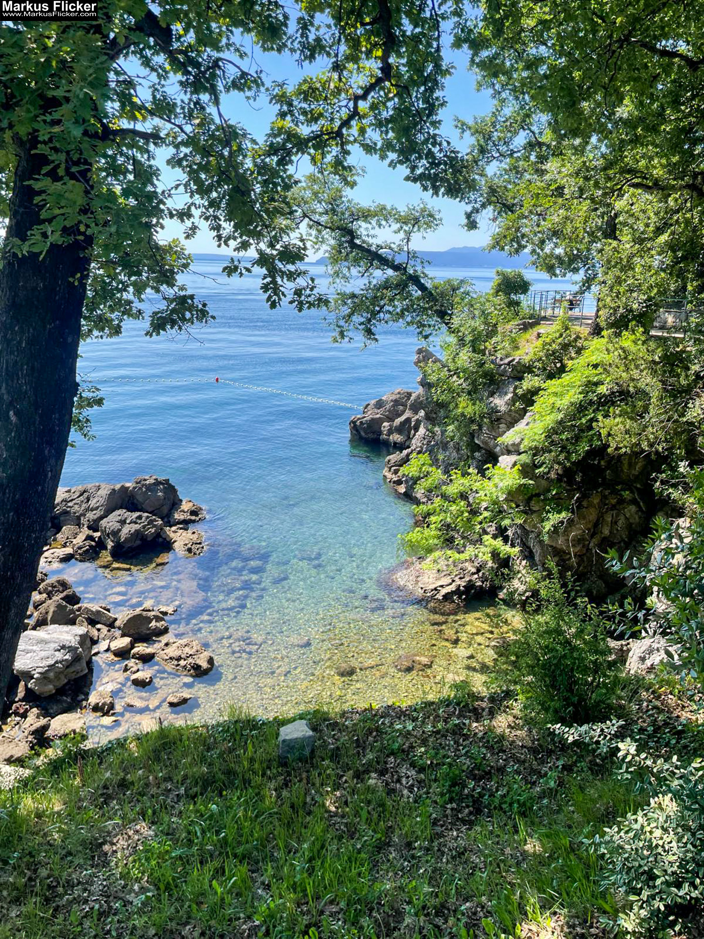 Lungomare Promenade Lovran Ufer Küste Primorje-Gorski kotar Lorbeer Istrien Kroatien Adria #visitcroatia #visitlovran