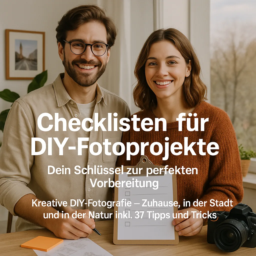 Checklisten für DIY-Fotoprojekte: Dein Schlüssel zur perfekten Vorbereitung. Kreative DIY-Fotografie – Zuhause, in der Stadt und in der Natur inkl. 37 Tipps und Tricks