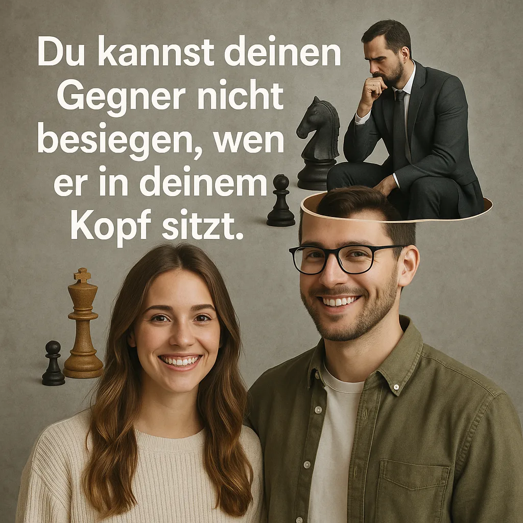 Du kannst deinen Gegner nicht besiegen, wenn er in deinem Kopf sitzt #GedankenZumLeben