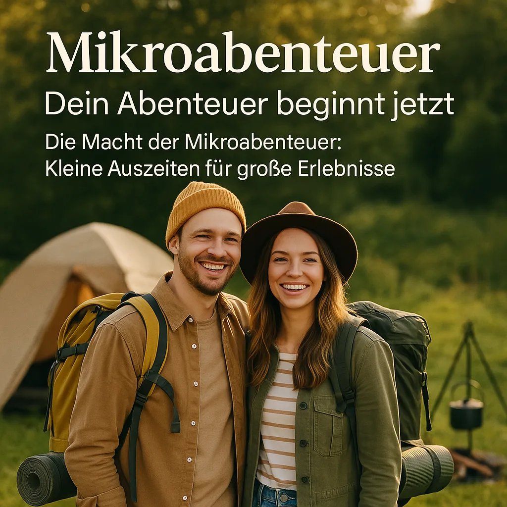 Mikroabenteuer: Dein Abenteuer beginnt jetzt. Die Macht der Mikroabenteuer: Kleine Auszeiten für große Erlebnisse: Entdecke die Abenteuer vor deiner Tür!