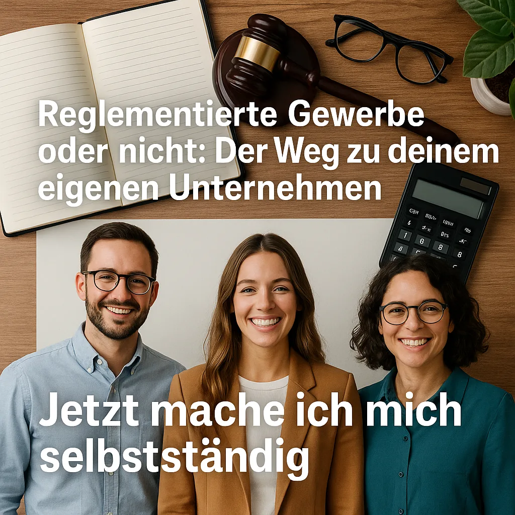 Reglementierte Gewerbe oder nicht: Der Weg zu deinem eigenen Unternehmen. Jetzt mache ich mich selbstständig! Erfolgreich starten mit Informationen aus der Praxis: Mein Weg und meine Learnings als Selbstständiger