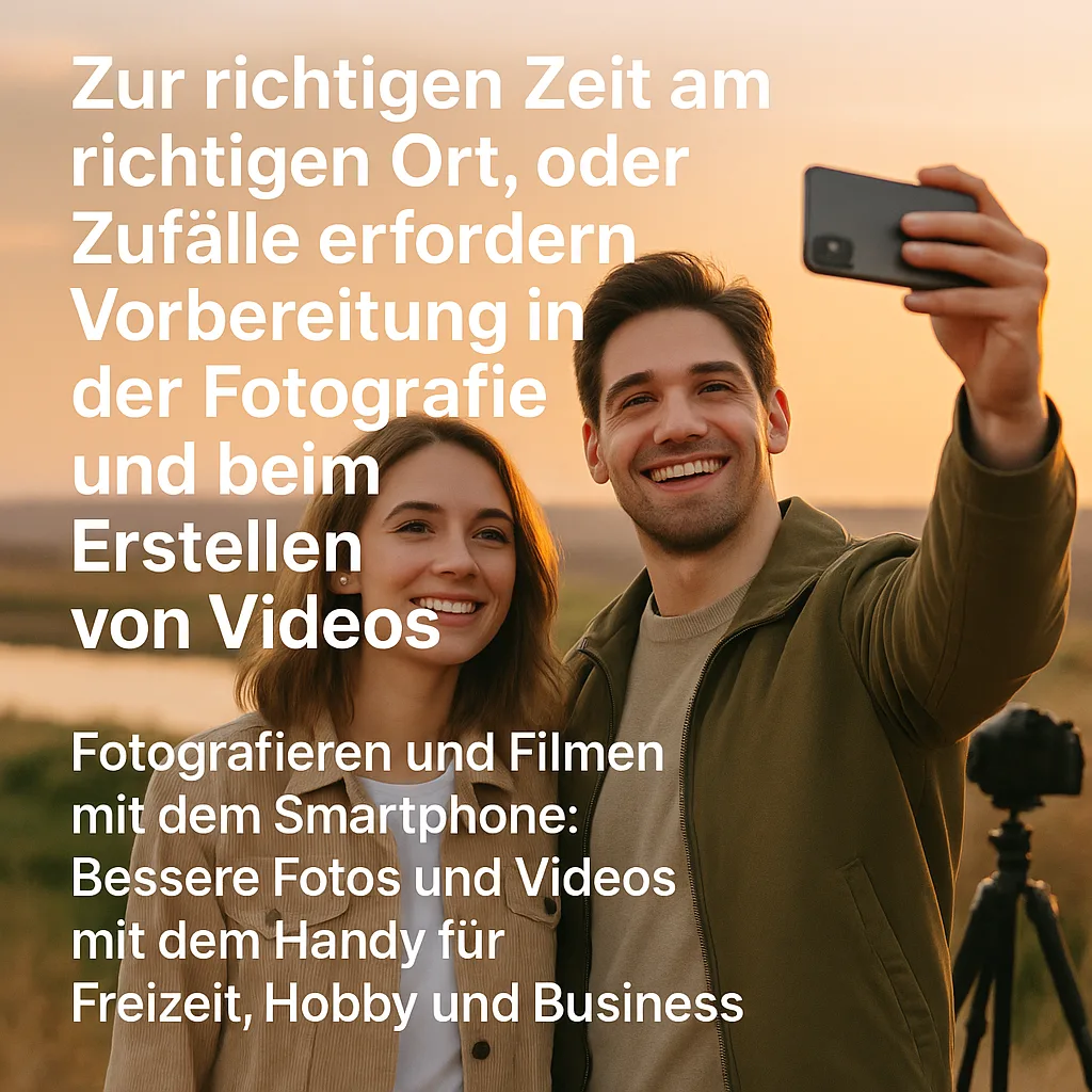 Zur richtigen Zeit am richtigen Ort, oder Zufälle erfordern Vorbereitung in der Fotografie und beim Erstellen von Videos Zur richtigen Zeit am richtigen Ort, oder Zufälle erfordern Vorbereitung in der Fotografie und beim Erstellen von Videos
