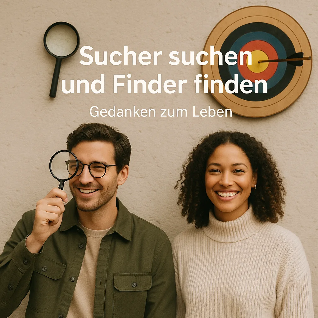 Sucher suchen und Finder finden #GedankenZumLeben