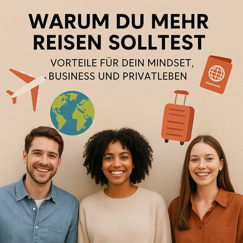 Warum du mehr reisen solltest: Vorteile für dein Mindset, Business und Privatleben inkl. 37 ausführliche Tipps und Tricks