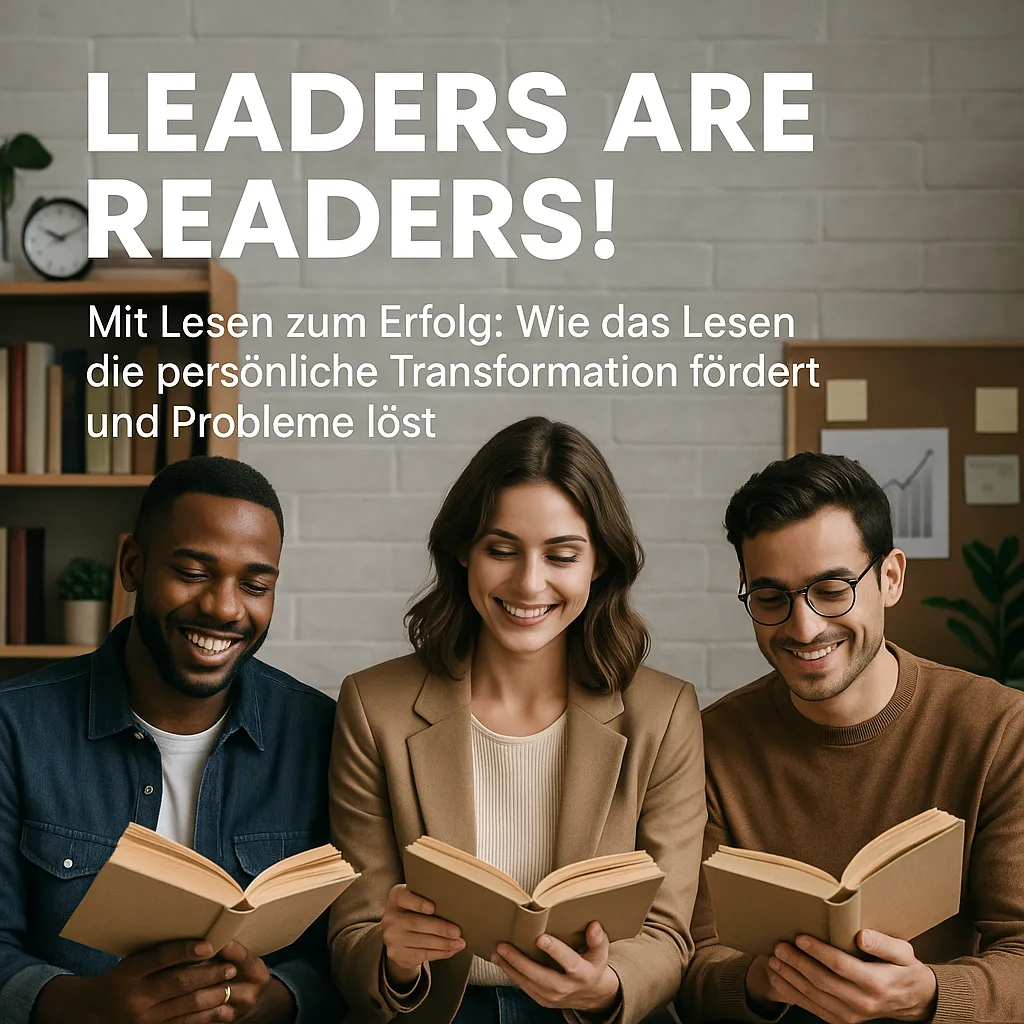 Leaders are Readers! Mit Lesen zum Erfolg: Wie das Lesen die persönliche Transformation fördert und Probleme löst
