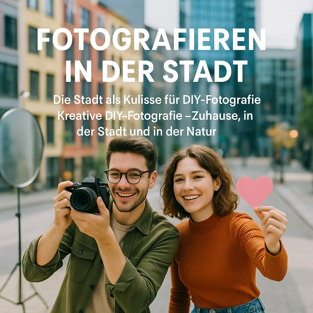 Fotografieren in der Stadt. Die Stadt als Kulisse für DIY Fotografie. Kreative DIY-Fotografie – Zuhause, in der Stadt und in der Natur