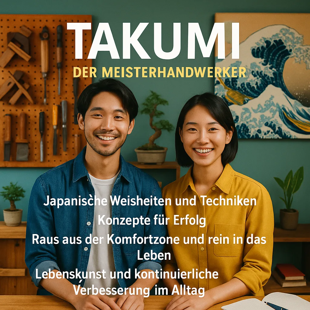 Takumi: Der Meisterhandwerker. Japanische Weisheiten und Techniken. Konzepte für Erfolg. Raus aus der Komfortzone und rein in das Leben. Lebenskunst und kontinuierliche Verbesserung im Alltag.