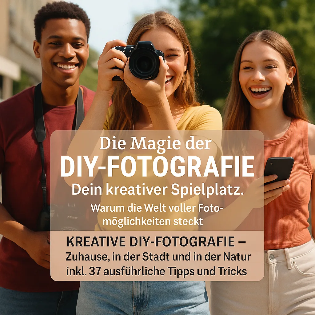Die Magie der DIY-Fotografie: Dein kreativer Spielplatz. Warum die Welt voller Fotomöglichkeiten steckt. Kreative DIY-Fotografie – Zuhause, in der Stadt und in der Natur inkl. 37 ausführliche Tipps und Tricks