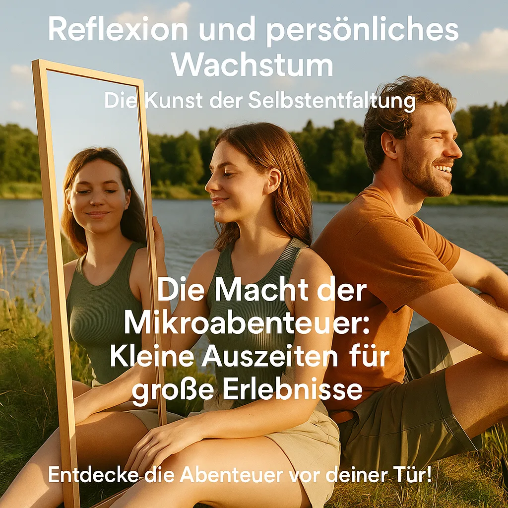 Reflexion und persönliches Wachstum. Die Kunst der Selbstentfaltung. Die Macht der Mikroabenteuer: Kleine Auszeiten für große Erlebnisse: Entdecke die Abenteuer vor deiner Tür!