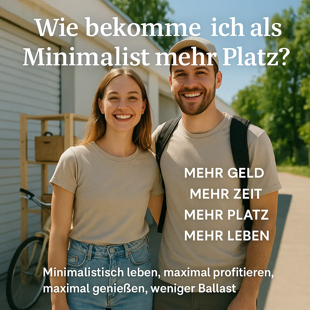 Wie bekomme ich als Minimalist mehr Platz? Minimalismus Mehr Geld Mehr Zeit Mehr Platz Mehr Leben: Minimalistisch leben, maximal profitieren, maximal genießen, weniger Ballast
