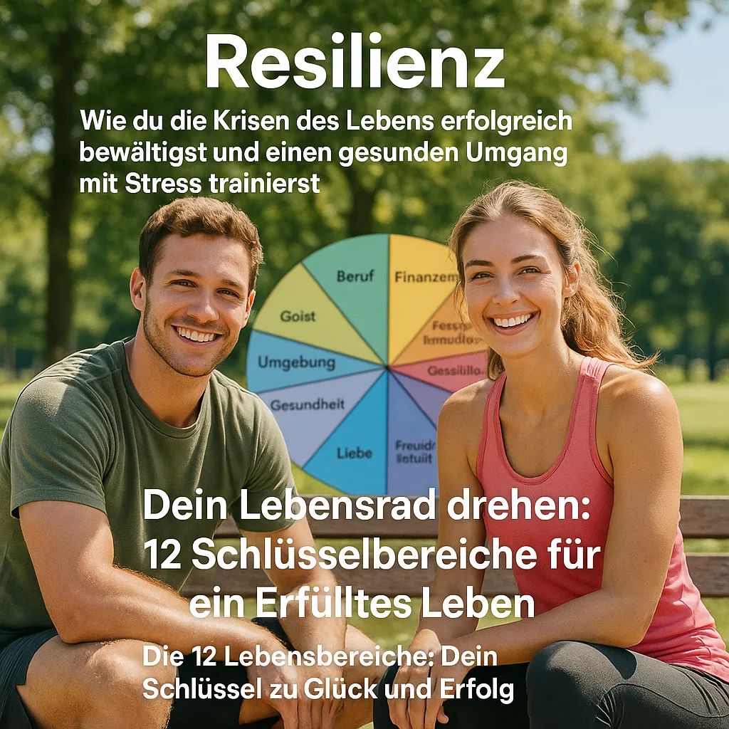 Resilienz: Wie du die Krisen des Lebens erfolgreich bewältigst und einen gesunden Umgang mit Stress trainierst. Dein Lebensrad drehen: 12 Schlüsselbereiche für ein Erfülltes Leben: Die 12 Lebensbereiche: Dein Schlüssel zu Glück und Erfolg