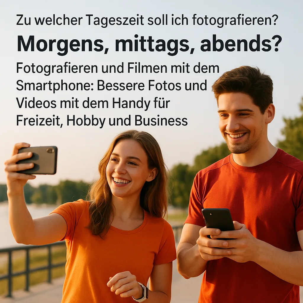 Zu welcher Tageszeit soll ich fotografieren? Morgens, mittags, abends? Fotografieren und Filmen mit dem Smartphone: Bessere Fotos und Videos mit dem Handy für Freizeit, Hobby und Business