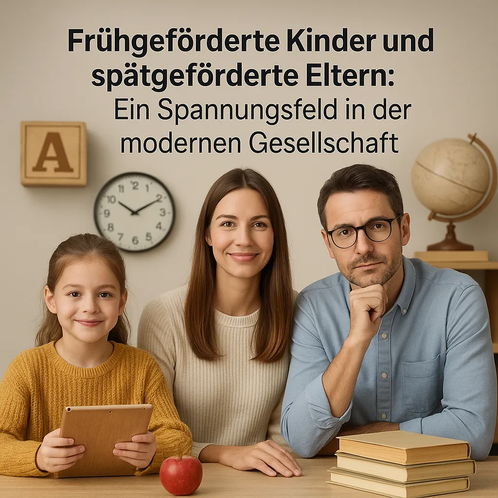 Frühgeforderte Kinder und spätgeförderte Eltern: Ein Spannungsfeld in der modernen Gesellschaft