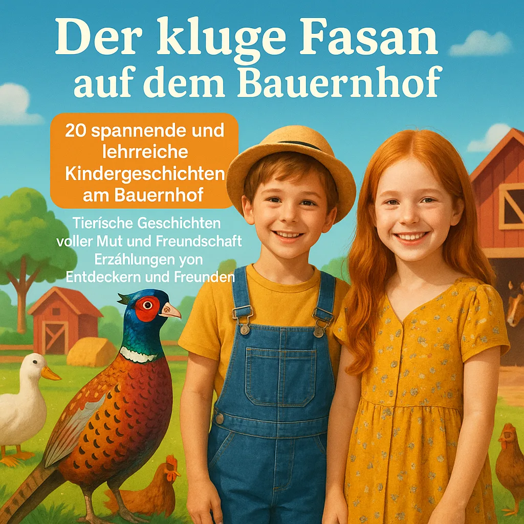 Der kluge Fasan auf dem Bauernhof. 20 Spannende und lehrreiche Kindergeschichten am Bauernhof. Tierische Geschichten voller Mut und Freundschaft. Erzählungen von Entdeckern und Freunden. Abenteuer und Freundschaften in der Tierwelt