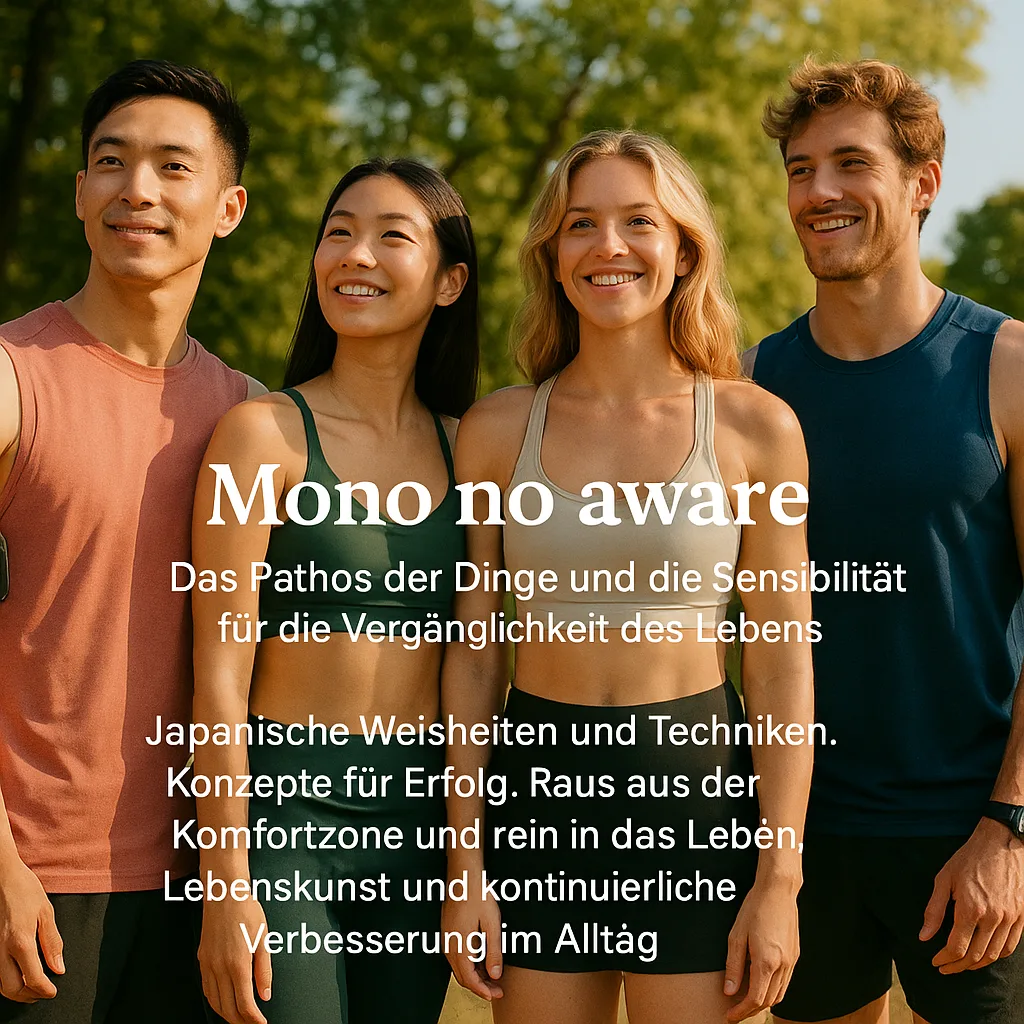 Mono no aware: Das Pathos der Dinge und die Sensibilität für die Vergänglichkeit des Lebens. Japanische Weisheiten und Techniken. Konzepte für Erfolg. Raus aus der Komfortzone und rein in das Leben. Lebenskunst und kontinuierliche Verbesserung im Alltag.