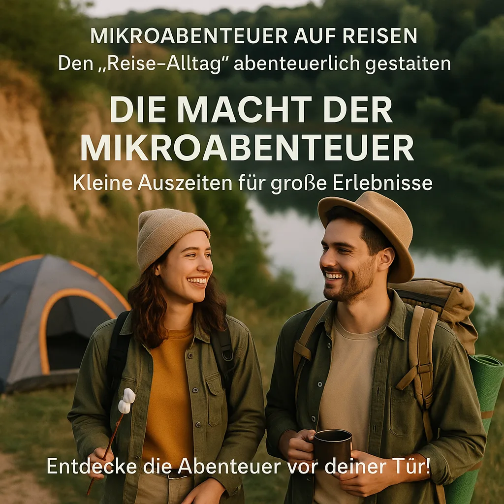 Mikroabenteuer auf Reisen: Den „Reise-Alltag“ abenteuerlich gestalten. Die Macht der Mikroabenteuer: Kleine Auszeiten für große Erlebnisse: Entdecke die Abenteuer vor deiner Tür!