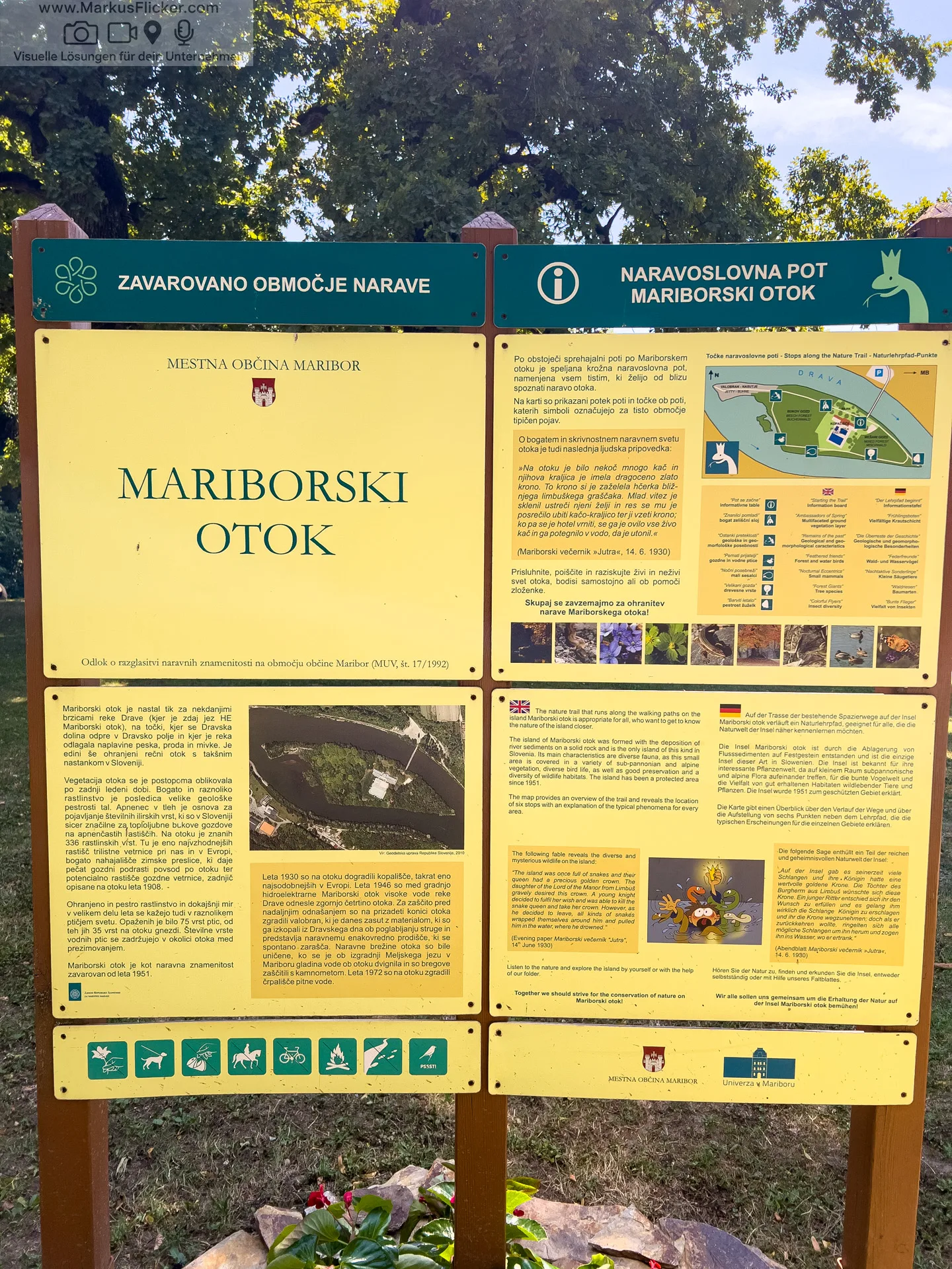 Mariborski Otok Maribor Island Insel Drava