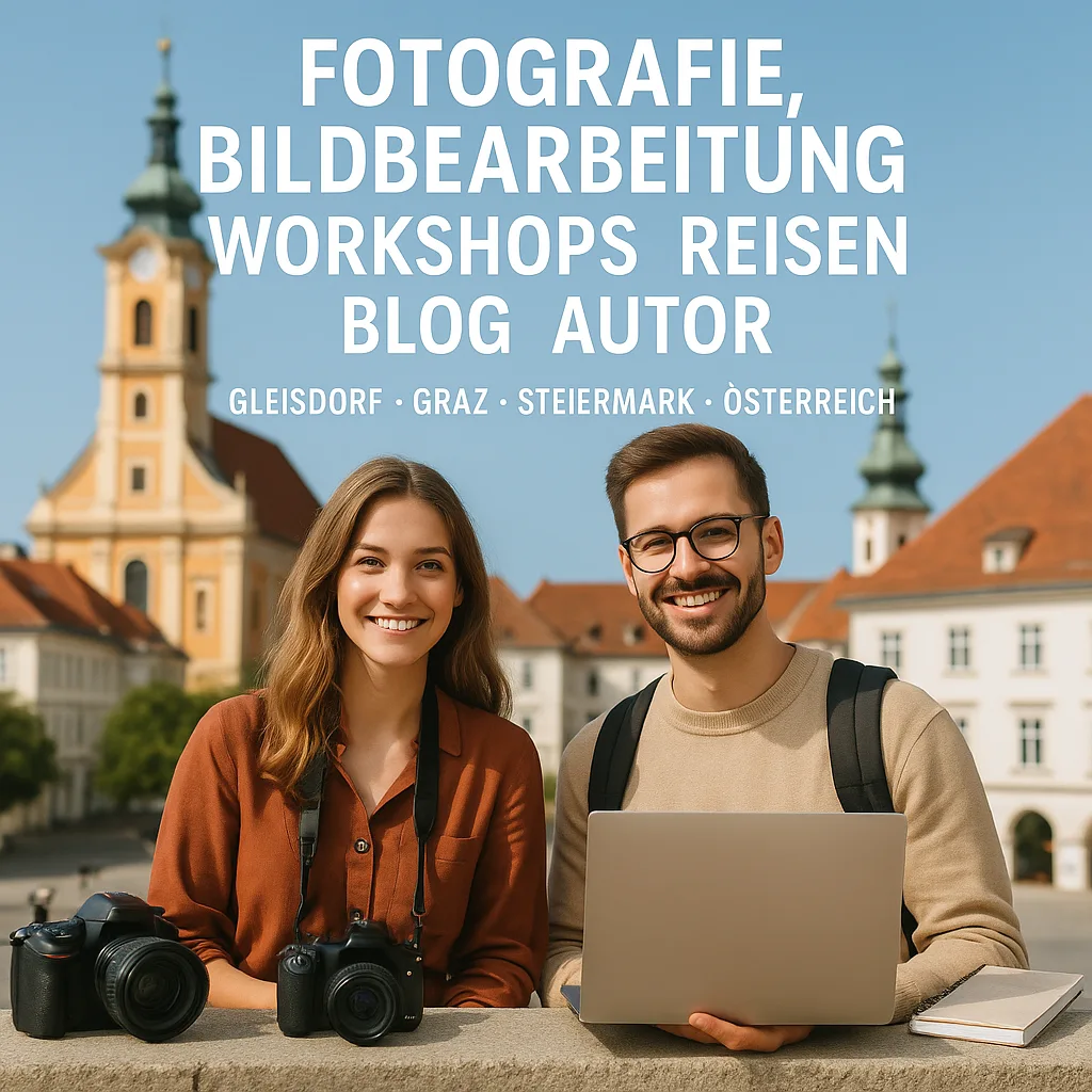 Fotografie, Bildbearbeitung, Workshops, Reisen, Blog und Autor? Wie passt das alles zusammen? Gleisdorf Graz Steiermark Österreich