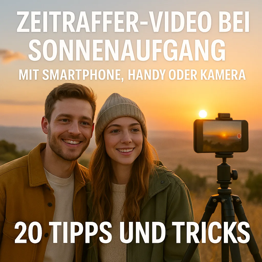 Zeitraffer-Video bei Sonnenaufgang mit Smartphone, Handy oder Kamera inkl. 20 Tipps und Tricks