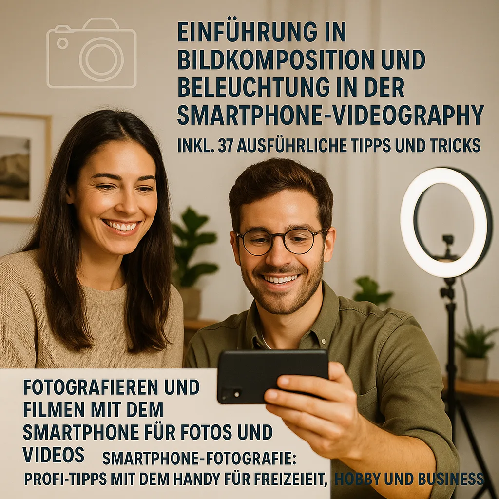 Einführung in Bildkomposition und Beleuchtung in der Smartphone Videography inkl. 37 ausführliche Tipps und Tricks Einführung in Bildkomposition und Beleuchtung in der Smartphone Videography inkl. 37 ausführliche Tipps und Tricks