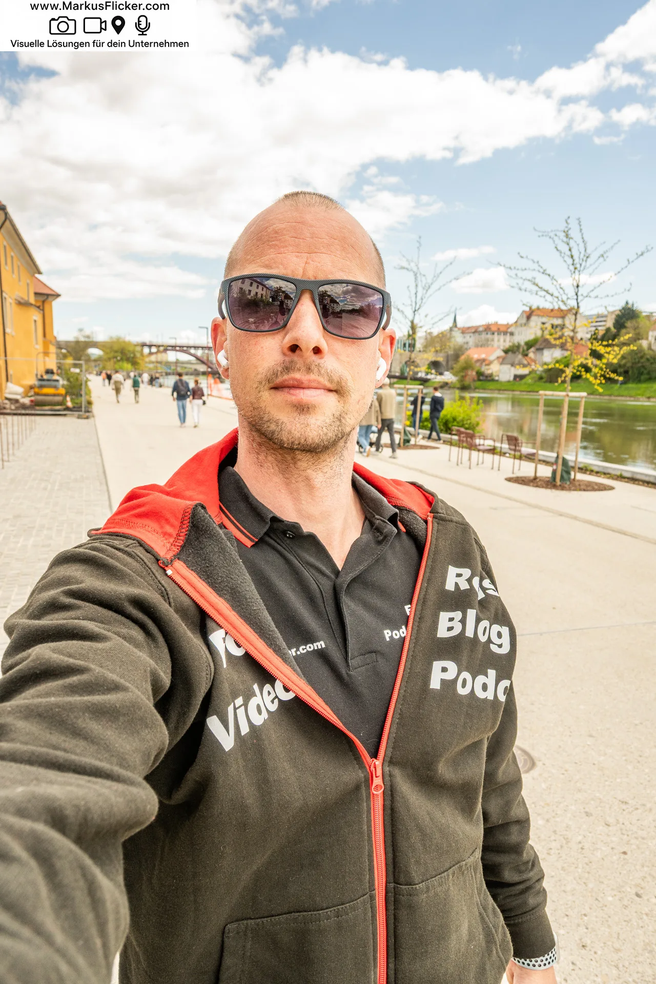 Selfie Portrait mit dem Smartphone