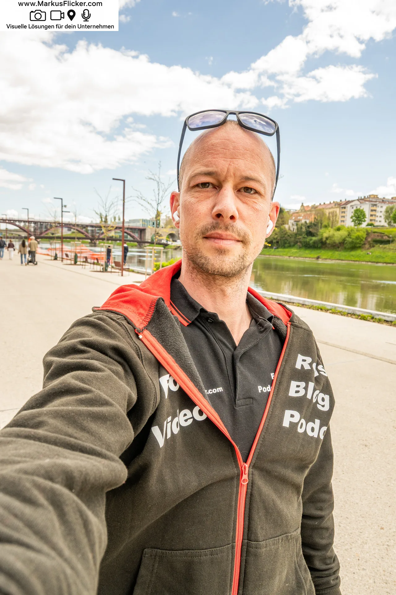 Selfie Portrait mit dem Smartphone