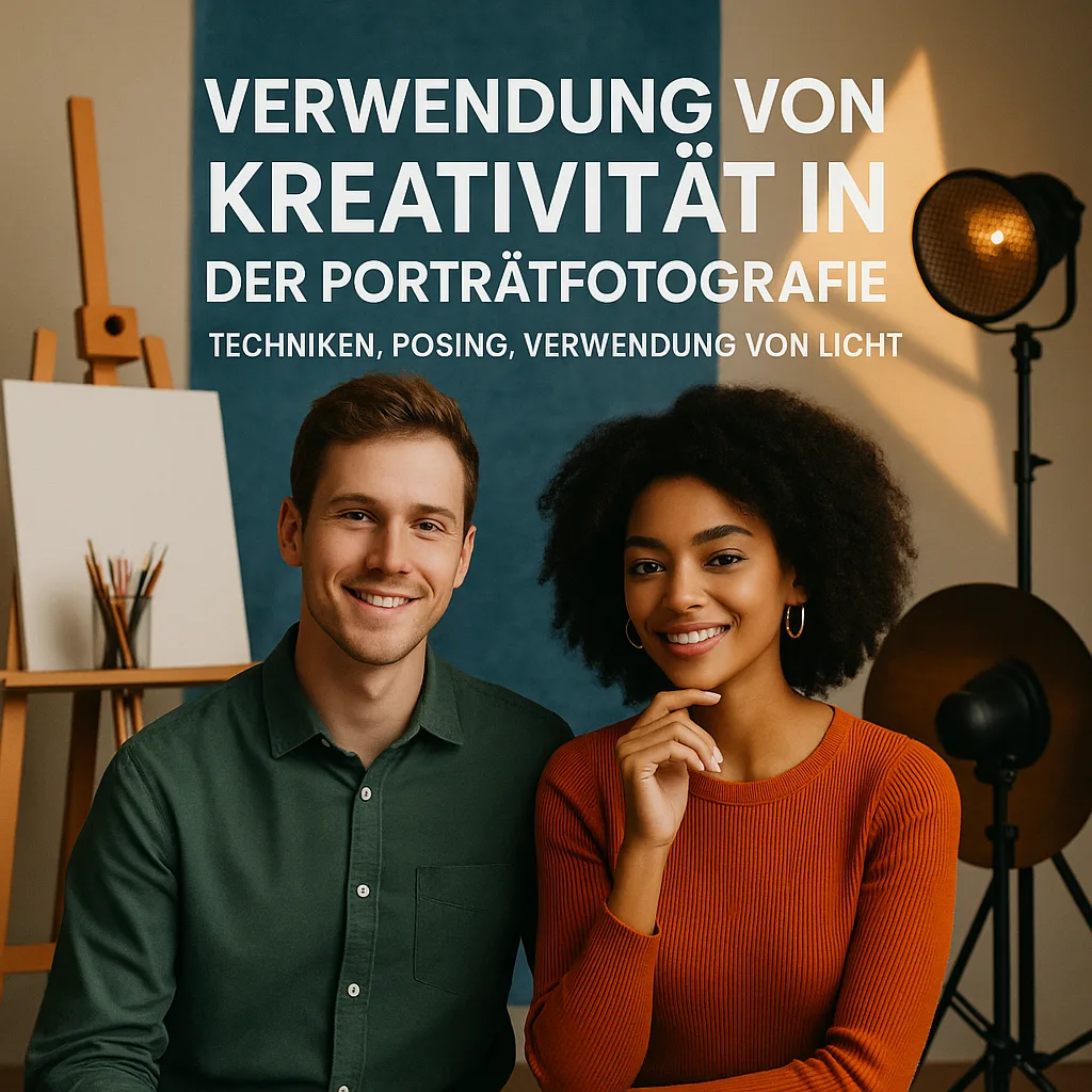 Verwendung von Kreativität in der Porträtfotografie: Techniken, Posing, Verwendung von Licht