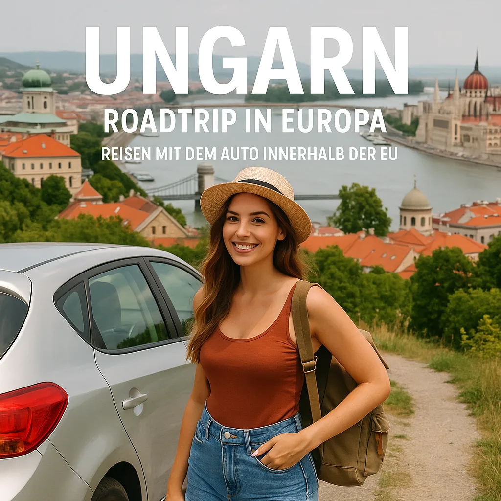 Ungarn: Roadtrip in Europa. Reisen mit dem Auto innerhalb der EU. Citytrips, Camping, Landschaft, Rundfahrt mit dem PKW, romantische Städte und Urlaubsinspiration