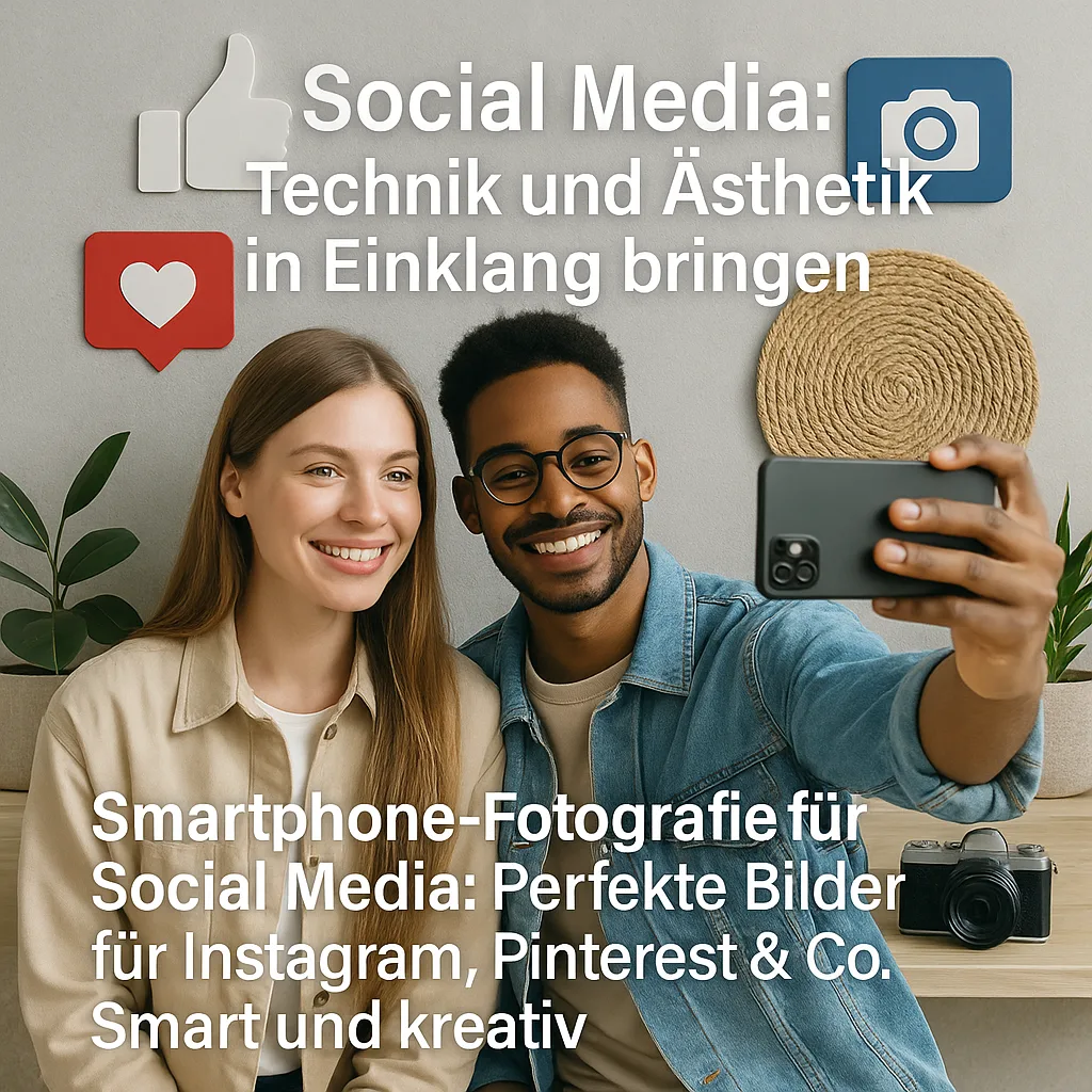 Social Media: Technik und Ästhetik in Einklang bringen. Smartphone-Fotografie für Social Media: Perfekte Bilder für Instagram, Pinterest & Co. Smart und kreativ.
