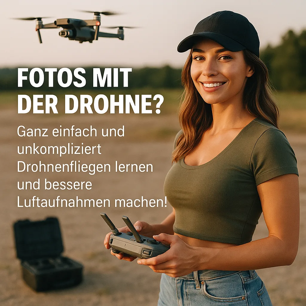 Fotos mit der Drohne? Ganz einfach und unkompliziert Drohnenfliegen lernen und bessere Luftaufnahmen machen!