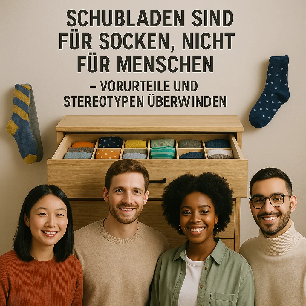 Schubladen sind für Socken, nicht für Menschen – Vorurteile und Stereotypen überwinden