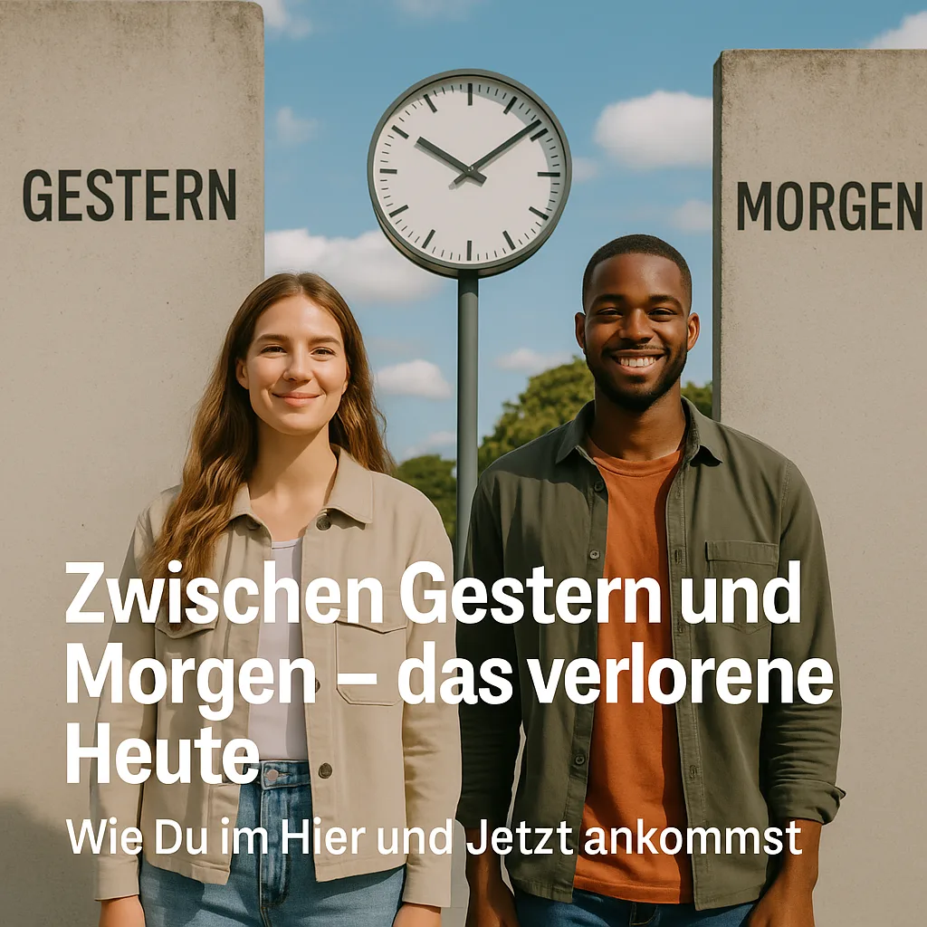 Zwischen Gestern und Morgen – das verlorene Heute. Wie Du im Hier und Jetzt ankommst inkl. 5 Tipps und Tricks