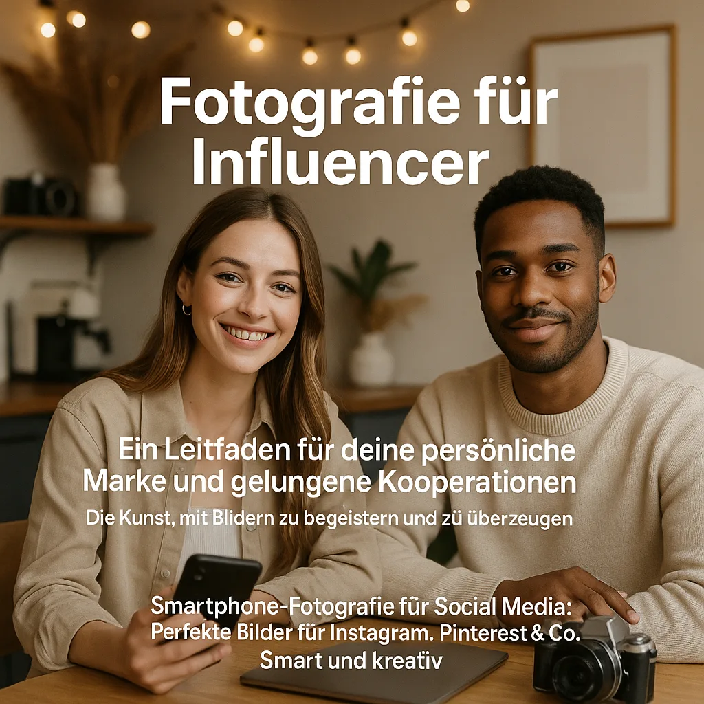 Fotografie für Influencer: Ein Leitfaden für deine persönliche Marke und gelungene Kooperationen. Die Kunst, mit Bildern zu begeistern und zu überzeugen. Smartphone-Fotografie für Social Media: Perfekte Bilder für Instagram, Pinterest & Co. Smart und kreativ.